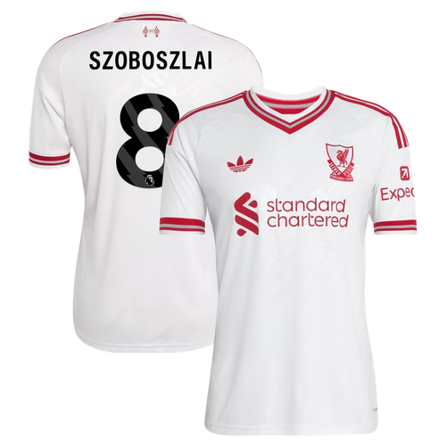 Dominik Szoboszlai Liverpool  2026/27 Away  Jersey - White