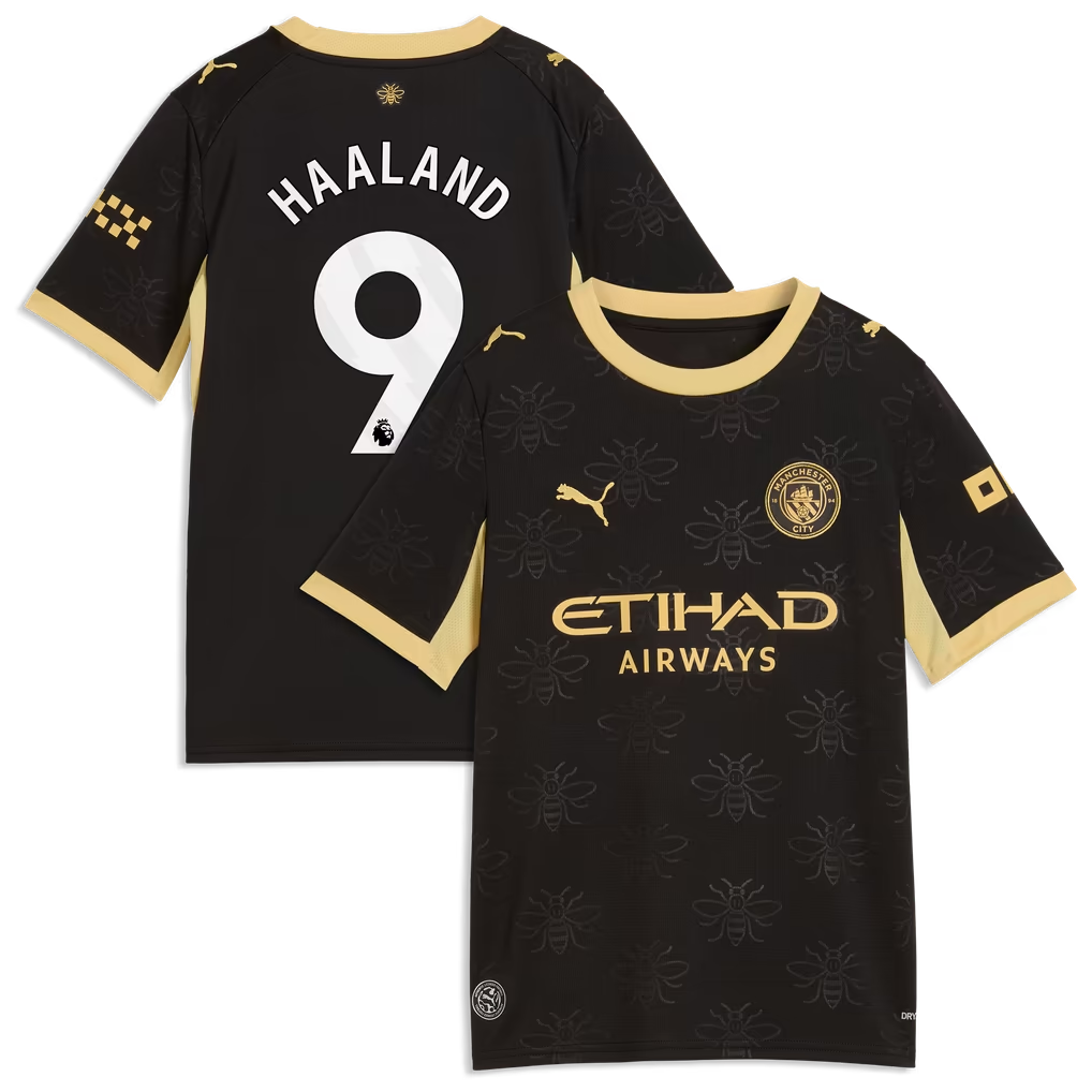 Erling Haaland Manchester City 2026/27 Away Jersey - Black