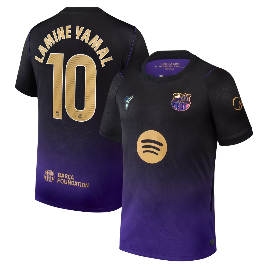 Lamine Yamal Barcelona 2026/27 Away Stadium Jersey - Purple