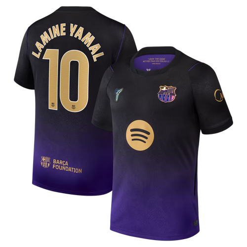 Lamine Yamal Barcelona 2026/27 Away Stadium Jersey - Purple