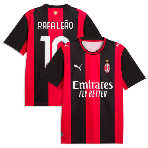 Rafael Leão AC Milan 2026/27 Home Jersey - Black/Red