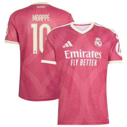 Kylian Mbappé Real Madrid Youth 2026/27 Third Jersey - Pink