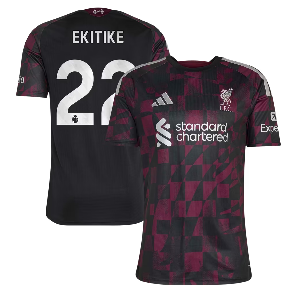 Hugo Ekitike Liverpool  2026/27 Third Jersey - Black