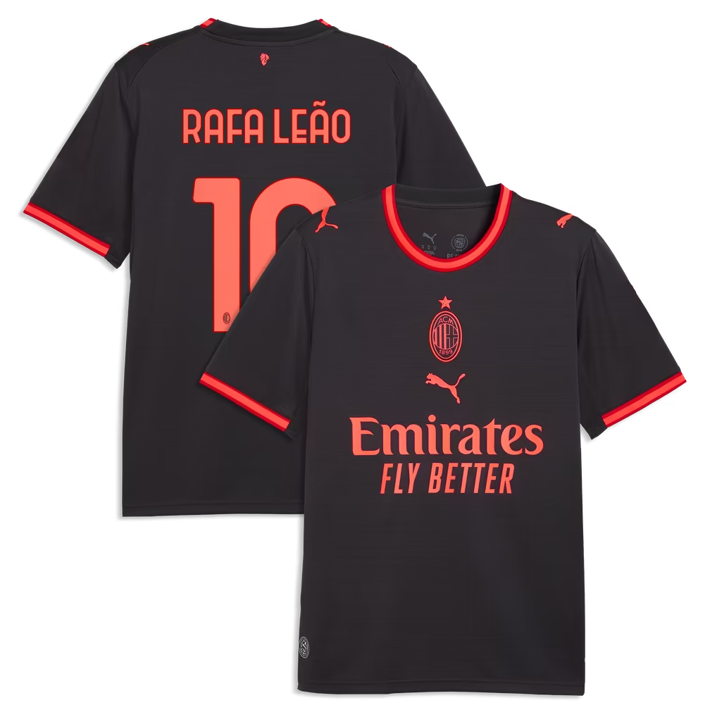 Rafael Leão AC Milan 2026/27 Third  Jersey - Gray