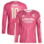 Kylian Mbappé Real Madrid 2026/27 Third Long Sleeve Jersey - Pink