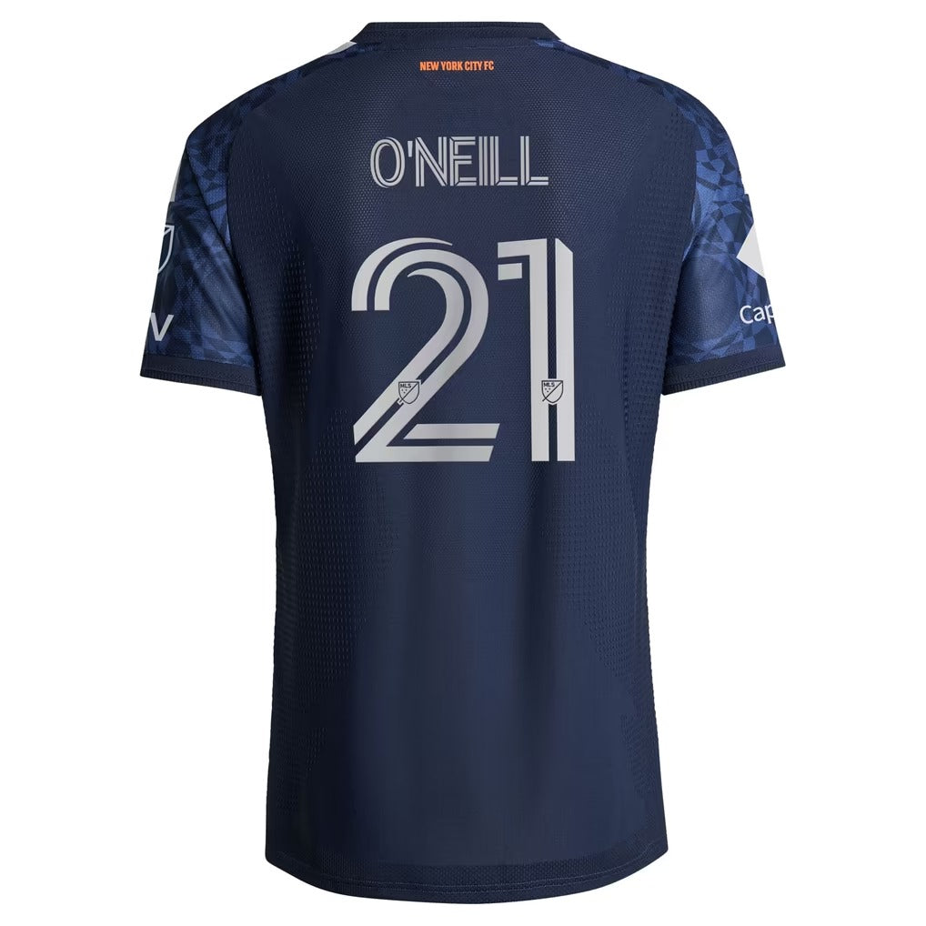 Aiden O’Neill New York City FC 2026 The All Nations Kit On-Field Patch Jersey - Blue