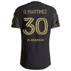 David Martínez LAFC 2026 Primary Kit On-Field Patch Jersey - Black