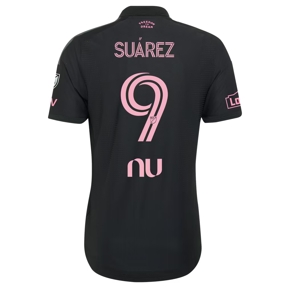 Luis Suárez Inter Miami CF 2026 Presagio On-Field  Patch Jersey - Black