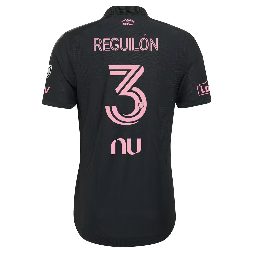 Sergio Reguilón Inter Miami CF 2026 Presagio On-Field Patch Jersey - Black
