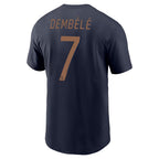 Ousmane Dembélé France National Team Name & Number T-Shirt - Navy