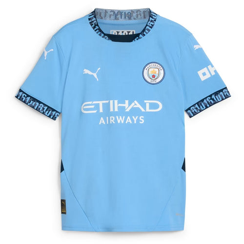 Erling Haaland Manchester City 2024/25 Home Player Jersey - Light Blue
