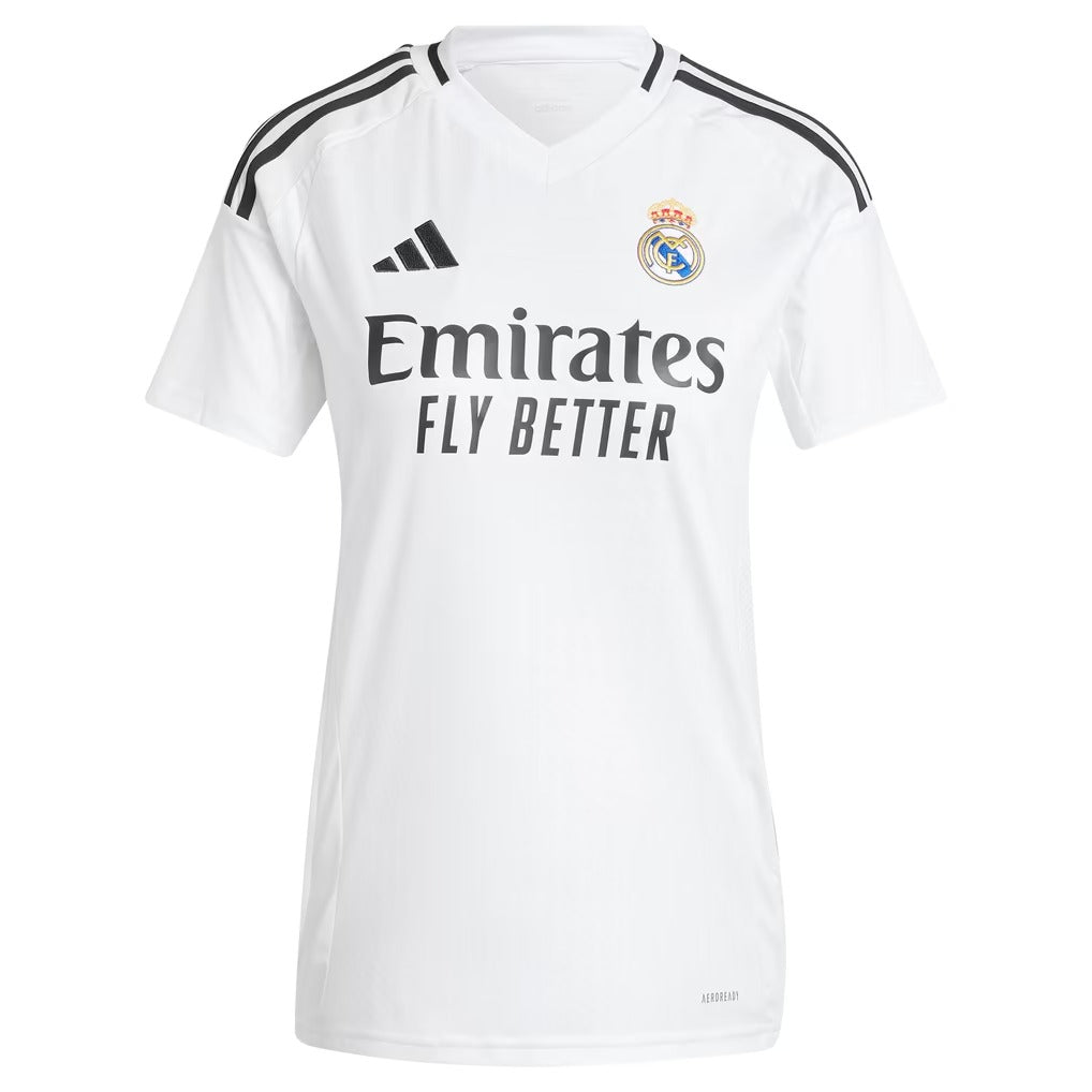 Kylian Mbappé Real Madrid Women's 2024/25 Home Player Jersey - White