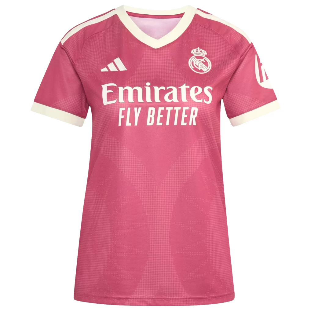 Kylian Mbappé Real Madrid Women's 2026/27 Third Jersey - Pink