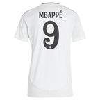 Kylian Mbappé Real Madrid Women's 2024/25 Home Player Jersey - White