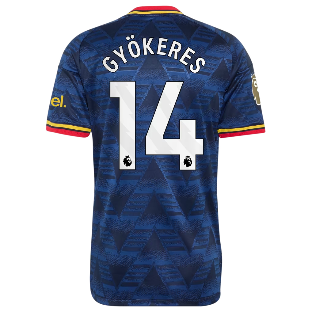 Viktor Gyökeres Arsenal 2026/27 Away On-Field Jersey - Navy
