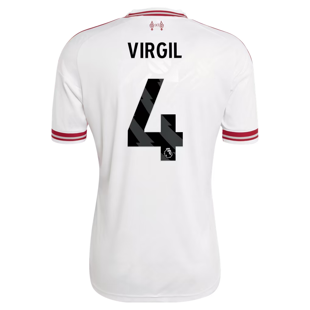 Virgil van Dijk Liverpool  2026/27 Away  Jersey - White