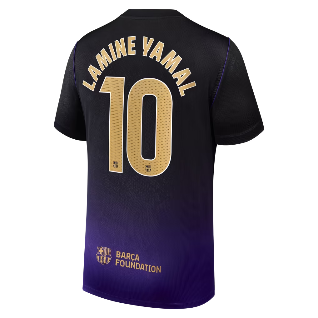 Lamine Yamal Barcelona 2026/27 Away Stadium Jersey - Purple