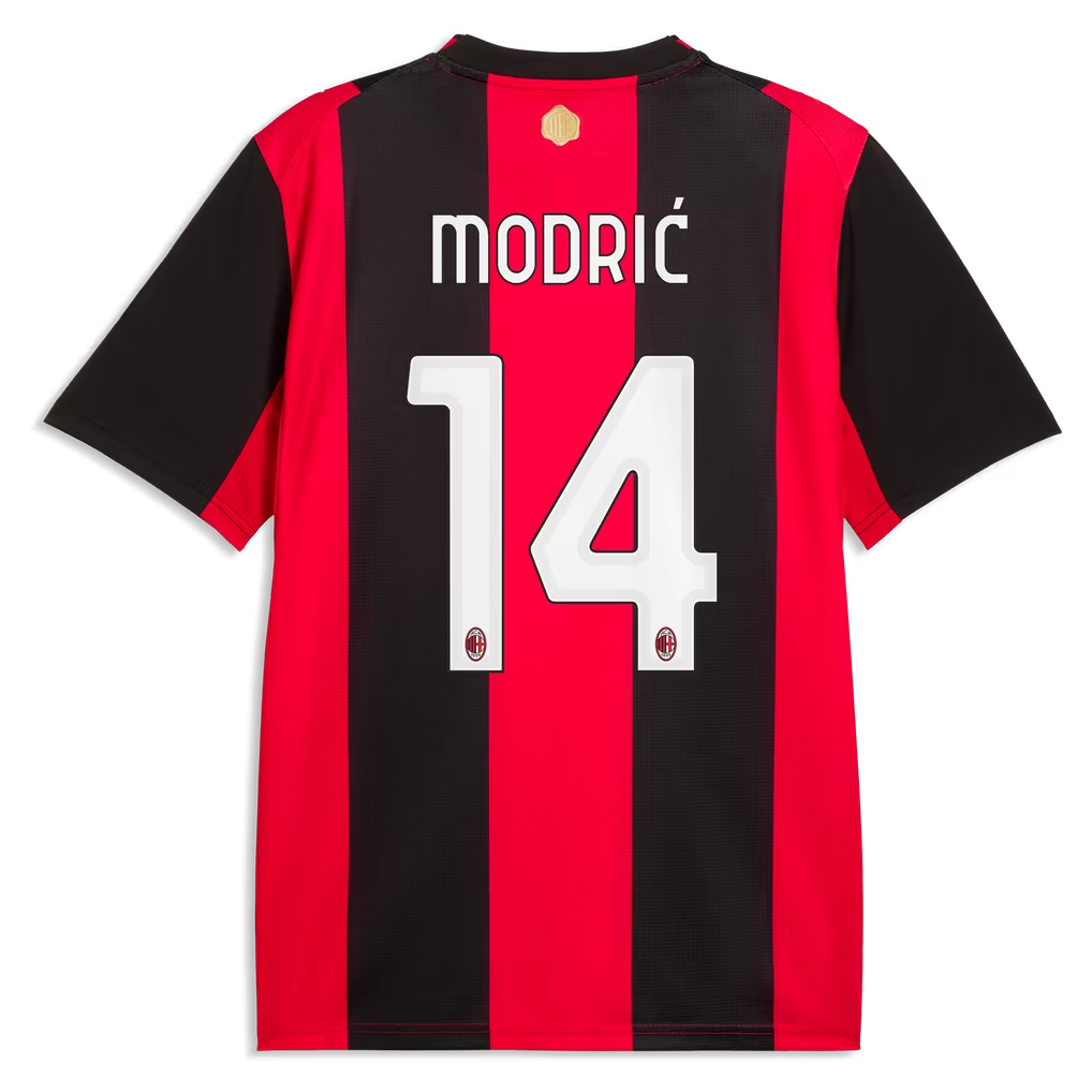 Luka Modrić AC Milan 2026/27 Home Jersey - Black/Red