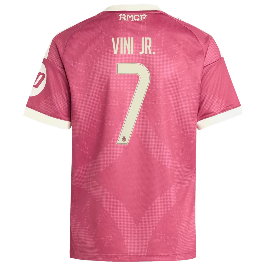 Vini Jr. Real Madrid Youth 2026/27 Third  Jersey - Pink
