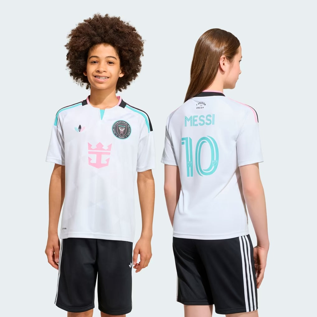 Messi Inter Miami CF Youth 2026 Third  Jersey - White